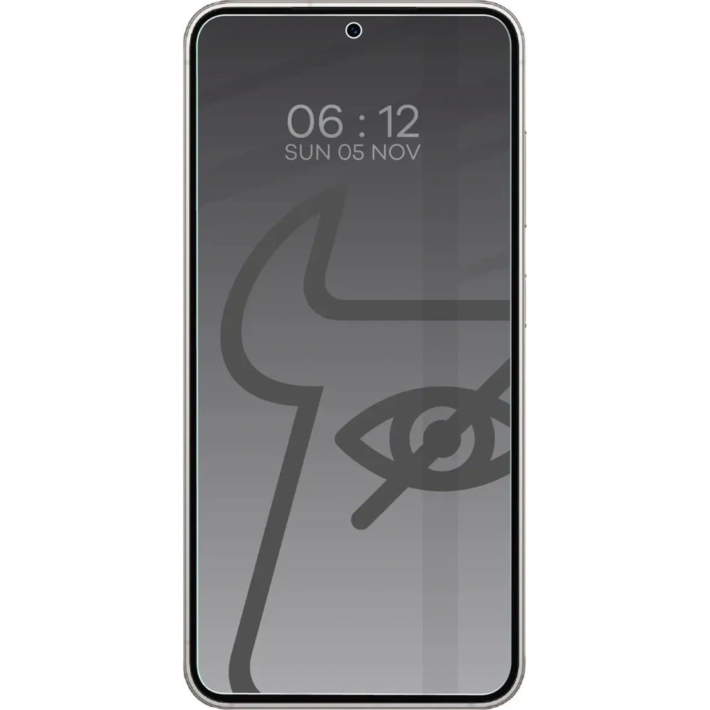 Prywatyzujące szkło hartowane Bizon Glass Clear Shadow do Samsung Galaxy S23 przyciemniane [2 PACK]