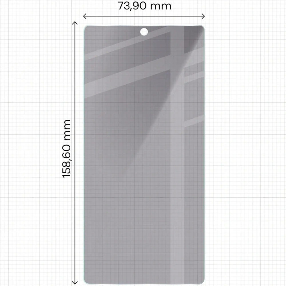 Prywatyzujące szkło hartowane Bizon Glass Clear Shadow do Samsung Galaxy S25 Ultra przyciemniane [2 PACK]