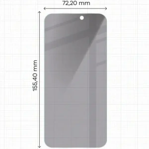 Prywatyzujące szkło hartowane Bizon Glass Clear Shadow do Apple iPhone 15 Plus / 15 Pro Max / 16 Plus przyciemniane [2 PACK]