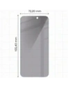 Prywatyzujące szkło hartowane Bizon Glass Clear Shadow do Apple iPhone 15 Plus / 15 Pro Max / 16 Plus przyciemniane [2 PACK]