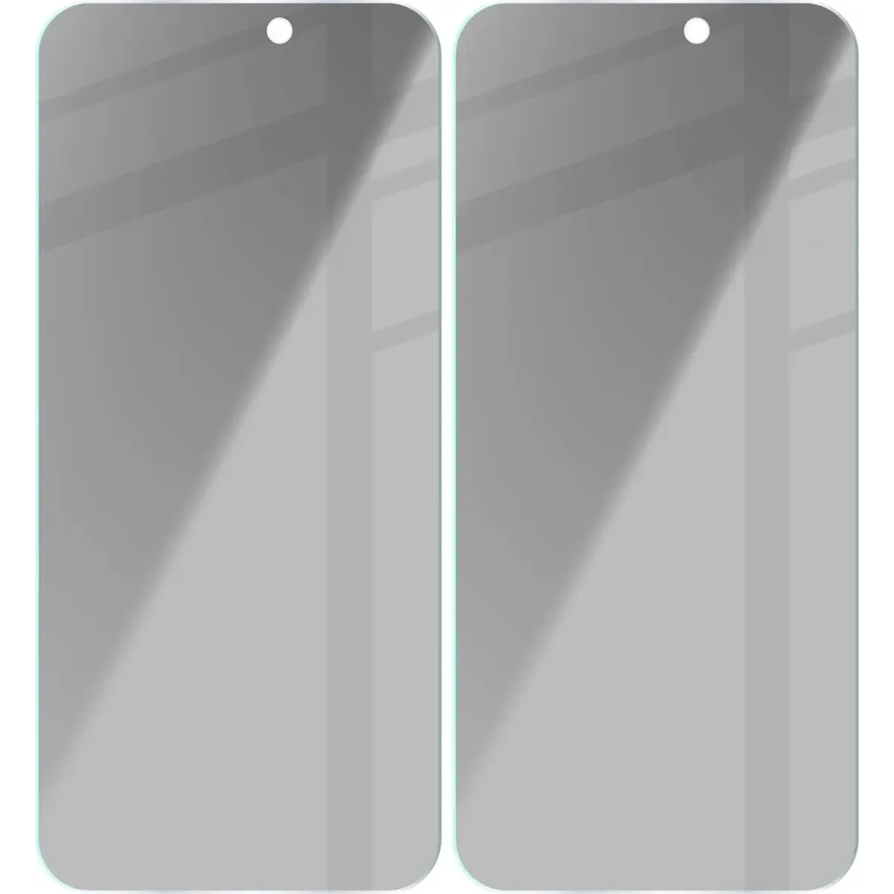 Prywatyzujące szkło hartowane Bizon Glass Clear Shadow do Apple iPhone 15 Plus / 15 Pro Max / 16 Plus przyciemniane [2 PACK]