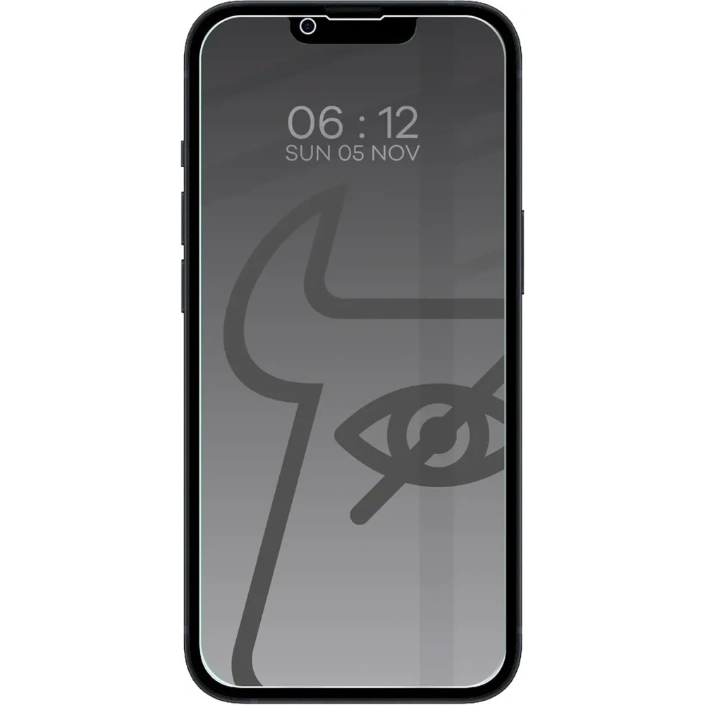 Prywatyzujące szkło hartowane Bizon Glass Clear Shadow do Apple iPhone 16e / 14 / 13 Pro / 13 przyciemniane [2 PACK]