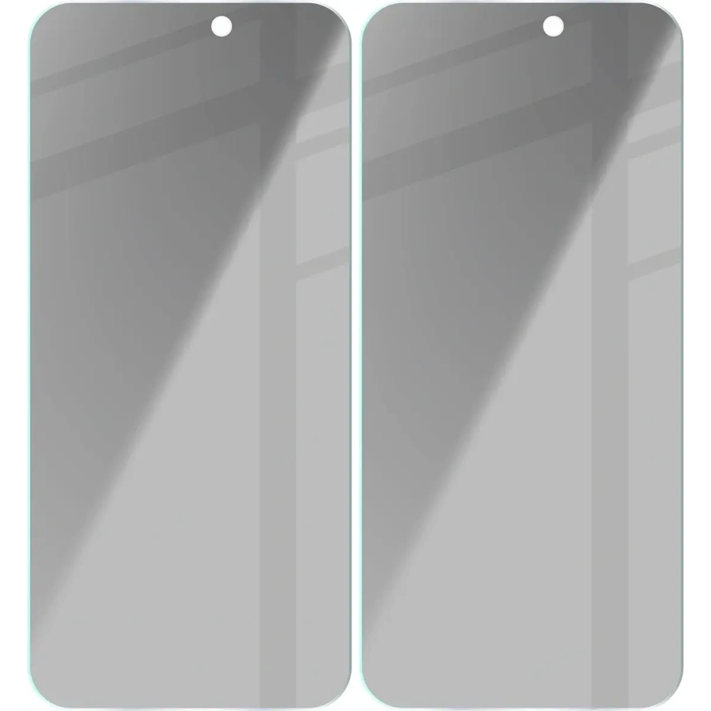 Prywatyzujące szkło hartowane Bizon Glass Clear Shadow do Apple iPhone 16 Pro Max przyciemniane [2 PACK]