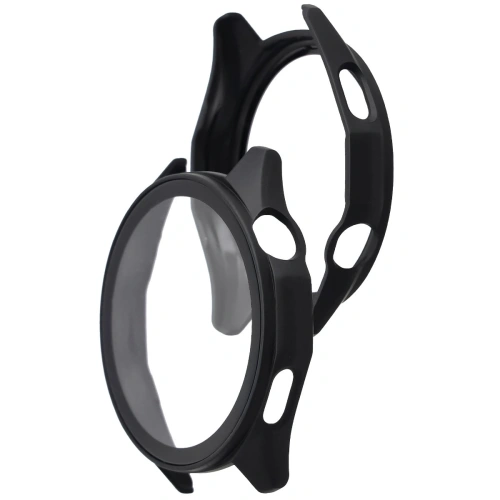 Etui ze szkłem do zegarka Bizon Case+Glass Watch do Huawei Watch GT6 46mm matowe czarne