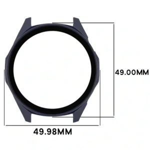 Etui ze szkłem do zegarka Bizon Case+Glass Watch do Huawei Watch GT6 46mm niebieskie