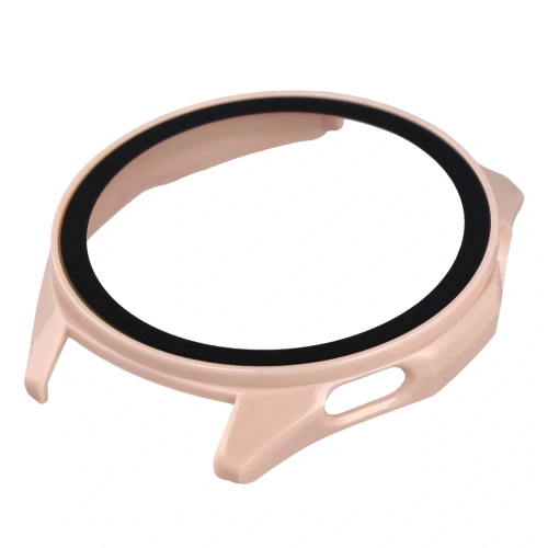 Etui ze szkłem do zegarka Bizon Case+Glass Watch do Huawei Watch GT6 46mm różowe