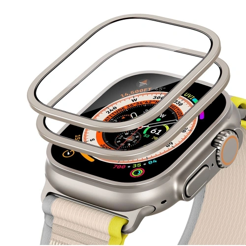 Szkło hartowane ESR Armorite Tempered Glass do Apple Watch Ultra 1 / 2 / 3 49mm Titanium [2 PACK]
