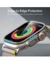 Szkło hartowane ESR Armorite Tempered Glass do Apple Watch Ultra 1 / 2 / 3 49mm Titanium [2 PACK]
