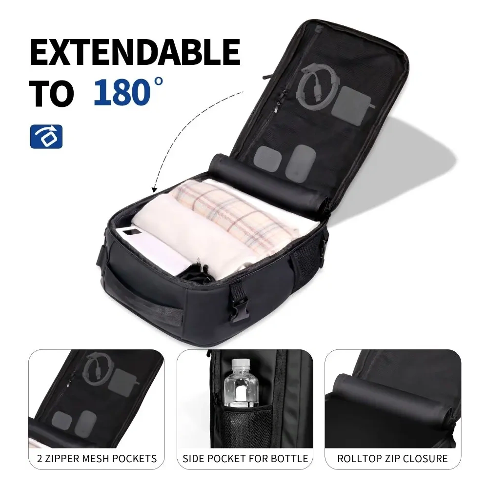 Plecak Tech-Protect Defender S50 Ryanair & Wizzair Travel Laptop Cabin Backpack 20L 40x20x25 Black