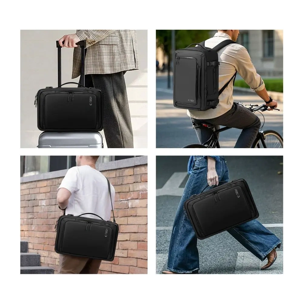 Plecak Tech-Protect Defender S50 Ryanair & Wizzair Travel Laptop Cabin Backpack 20L 40x20x25 Black