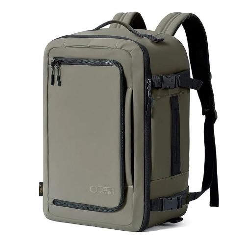 Plecak Tech-Protect Defender S50 Ryanair & Wizzair Travel Laptop Cabin Backpack 20L 40x20x25 Olive Green
