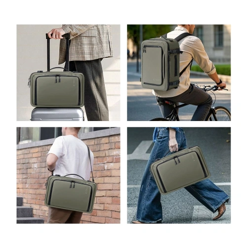 Plecak Tech-Protect Defender S50 Ryanair & Wizzair Travel Laptop Cabin Backpack 20L 40x20x25 Olive Green