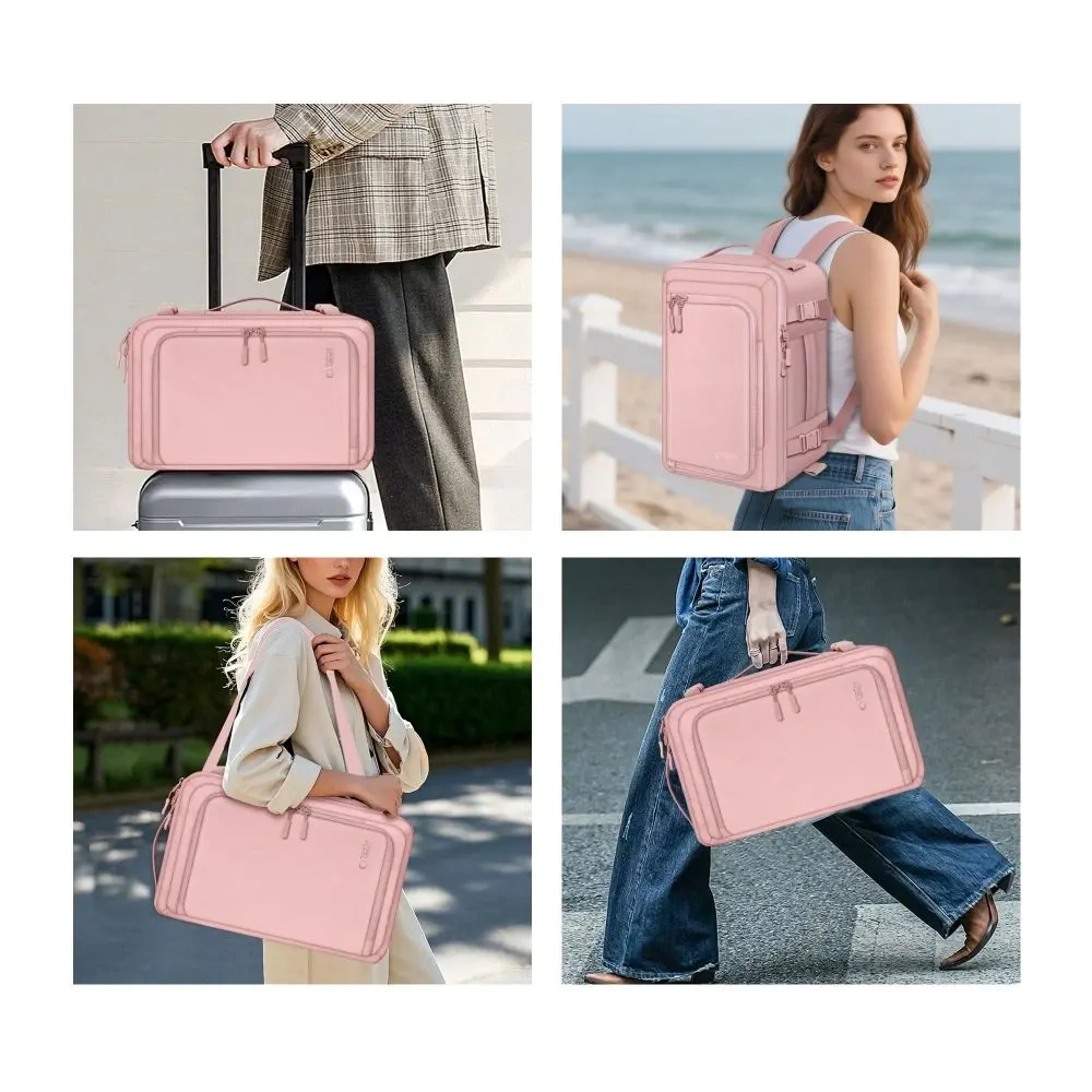 Plecak Tech-Protect Defender S50 Ryanair & Wizzair Travel Laptop Cabin Backpack 20L 40x20x25 Dusty Pink