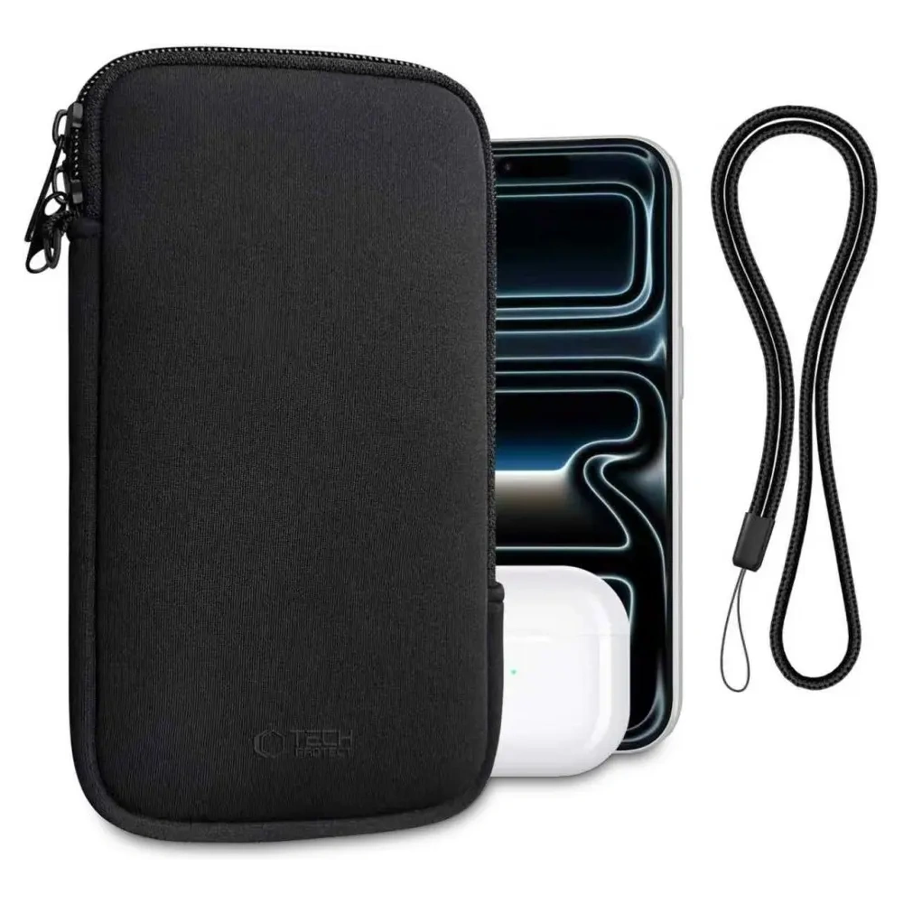 Wsuwka Tech-Protect SM70 Universal Phone Pouch 6.0-7.2 Inch Black