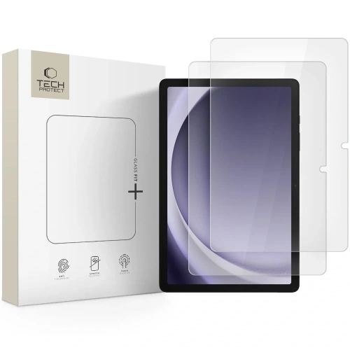 Szkło hartowane Tech-Protect Glass Fit+ do Samsung Galaxy Tab A9+ Plus / A11+ Plus 11.0 X210 / X215 / X216 / X133 / X135 Clear [2 PACK]