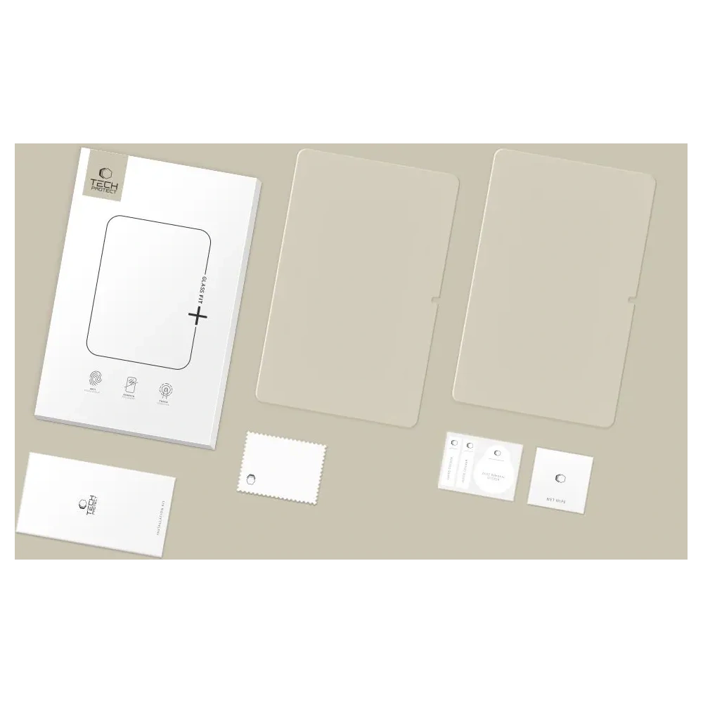 Szkło hartowane Tech-Protect Glass Fit+ do Samsung Galaxy Tab A9+ Plus / A11+ Plus 11.0 X210 / X215 / X216 / X133 / X135 Clear [2 PACK]