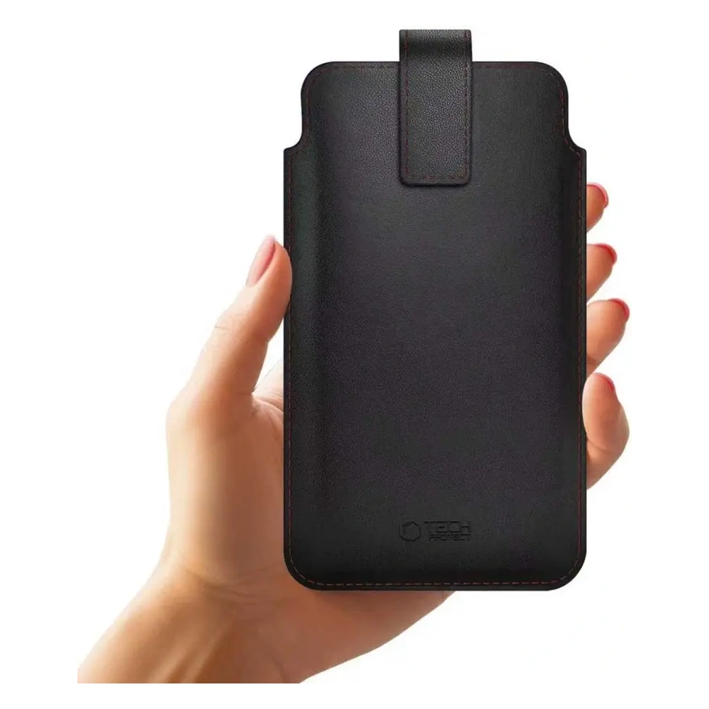Wsuwka Tech-Protect SM65 Universal Phone Pouch 6.0-6.9 Inch Black/red