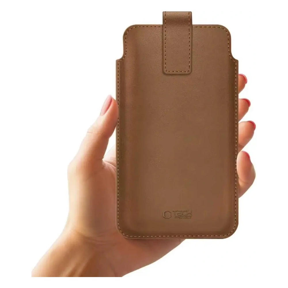 Wsuwka Tech-Protect SM65 Universal Phone Pouch 6.0-6.9 Inch Brown