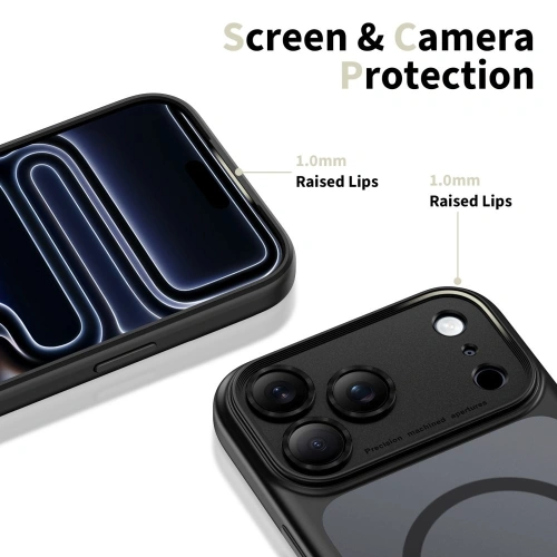 Etui Tech-Protect Magpeak MagSafe CC do Apple iPhone 17 Pro Matte Black