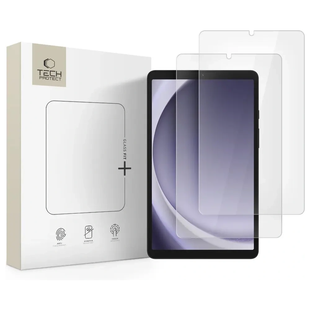 Szkło hartowane Tech-Protect Glass Fit+ do Samsung Galaxy Tab A9 / A11 8.7 X110 / X115 / X133 / X135 Clear [2 PACK]