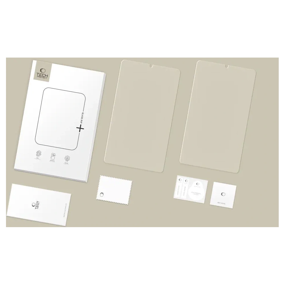 Szkło hartowane Tech-Protect Glass Fit+ do Samsung Galaxy Tab A9 / A11 8.7 X110 / X115 / X133 / X135 Clear [2 PACK]