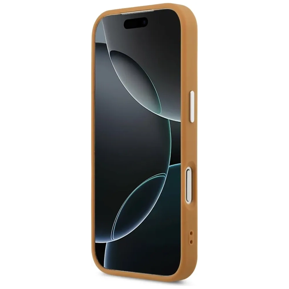 Etui Karl Lagerfeld Point & Metal Logo MagSafe do Apple iPhone 17 Pro brązowy