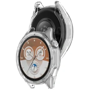 Etui z osłoną ekranu Bizon Case Watch Felipe do Huawei Watch GT6 46mm przezroczyste
