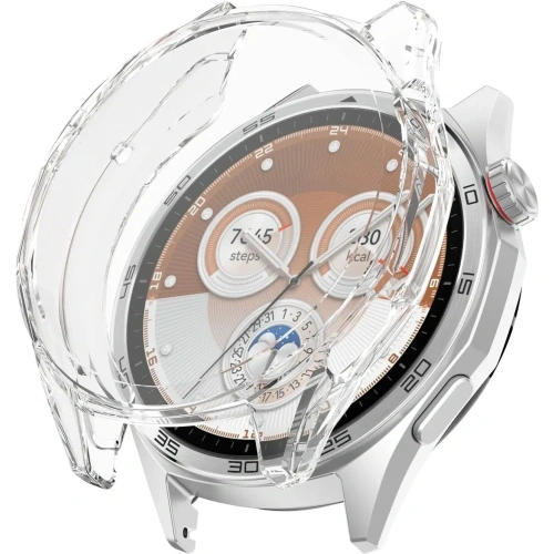 Etui z osłoną ekranu Bizon Case Watch Felipe do Huawei Watch GT6 46mm przezroczyste