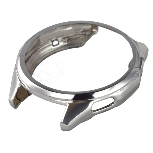 Etui z osłoną ekranu Bizon Case Watch Felipe do Huawei Watch GT6 46mm srebrne