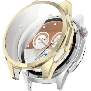 Etui z osłoną ekranu Bizon Case Watch Felipe do Huawei Watch GT6 46mm złote