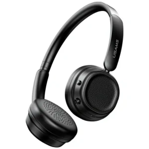 Bezprzewodowe słuchawki nauszne USAMS SR01 Bluetooth 5.3 ANC czarny