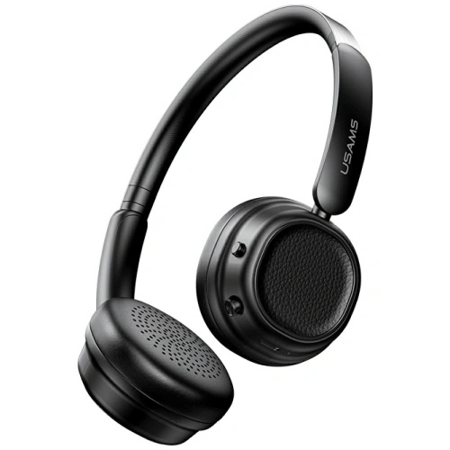 Bezprzewodowe słuchawki nauszne USAMS SR01 Bluetooth 5.3 ANC czarny