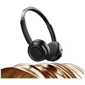 Bezprzewodowe słuchawki nauszne USAMS SR01 Bluetooth 5.3 ANC czarny