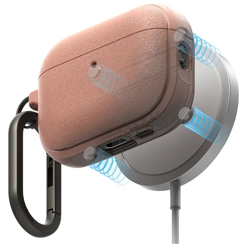 Etui Ringke Onyx Magnetic MagSafe do Apple AirPods Pro 3 Constant Coral