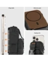 Organizer mangetyczny Spigen Snap Zip MagSafe Pouch Black