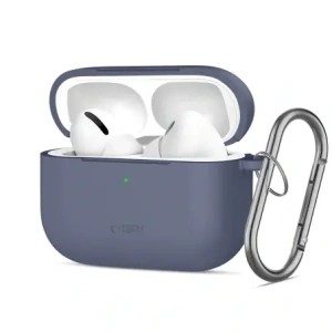 Etui Tech-Protect Silicone Hook do Apple AirPods Pro 3 Baby Blue