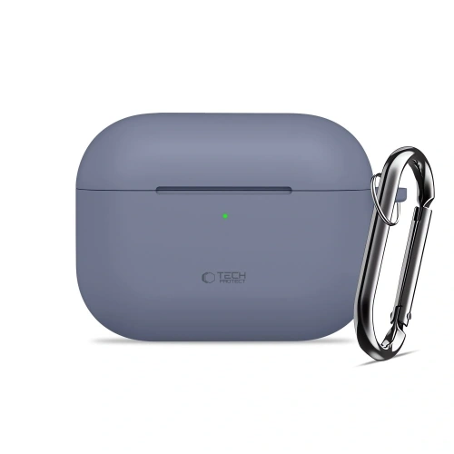 Etui Tech-Protect Silicone Hook do Apple AirPods Pro 3 Baby Blue