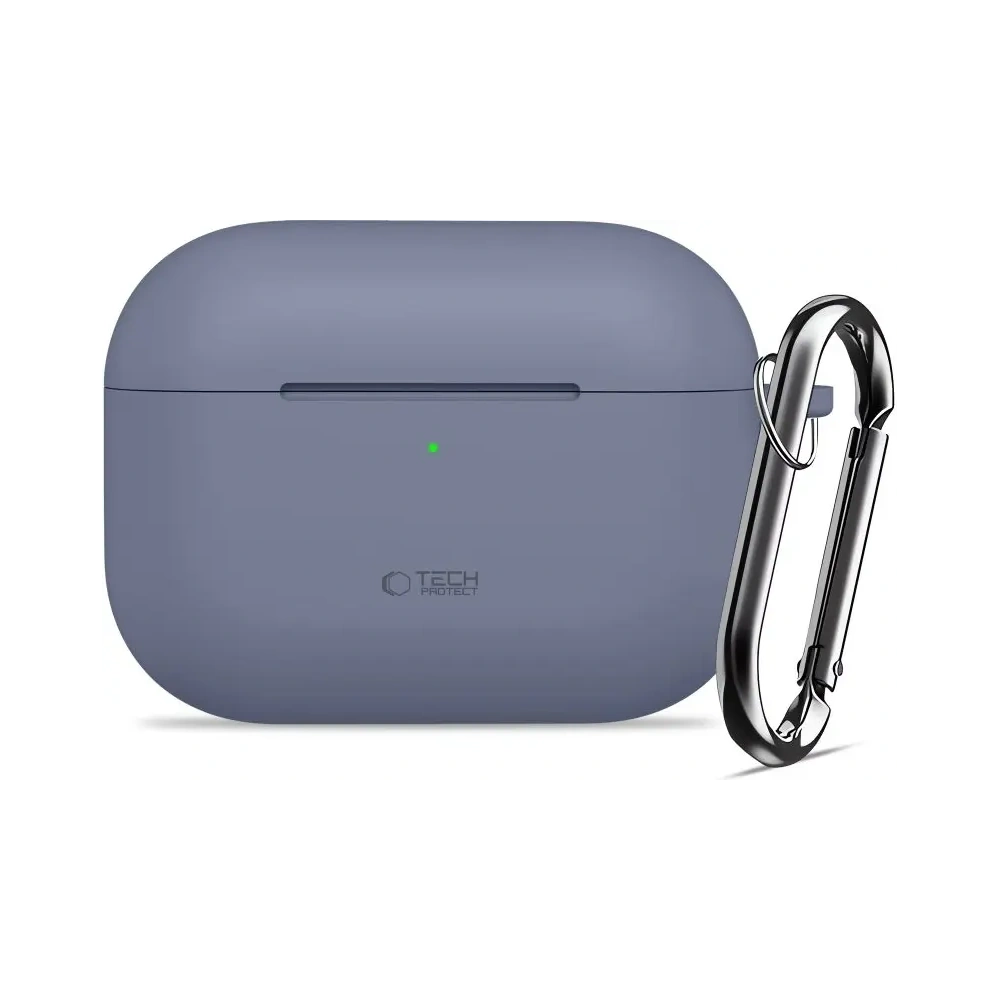 Etui Tech-Protect Silicone Hook do Apple AirPods Pro 3 Baby Blue