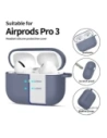 Etui Tech-Protect Silicone Hook do Apple AirPods Pro 3 Baby Blue