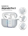 Etui Tech-Protect Silicone Hook do Apple AirPods Pro 3 Crayon Grey