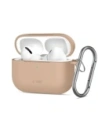 Etui Tech-Protect Silicone Hook do Apple AirPods Pro 3 Caffe Latte
