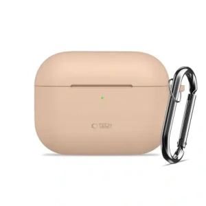 Etui Tech-Protect Silicone Hook do Apple AirPods Pro 3 Caffe Latte
