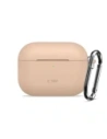 Etui Tech-Protect Silicone Hook do Apple AirPods Pro 3 Caffe Latte