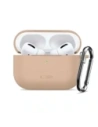 Etui Tech-Protect Silicone Hook do Apple AirPods Pro 3 Caffe Latte