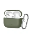 Etui Tech-Protect Silicone Hook do Apple AirPods Pro 3 Olive Green