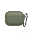 Etui Tech-Protect Silicone Hook do Apple AirPods Pro 3 Olive Green