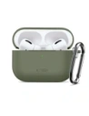 Etui Tech-Protect Silicone Hook do Apple AirPods Pro 3 Olive Green