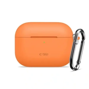 Etui Tech-Protect Silicone Hook do Apple AirPods Pro 3 Cosmic Orange