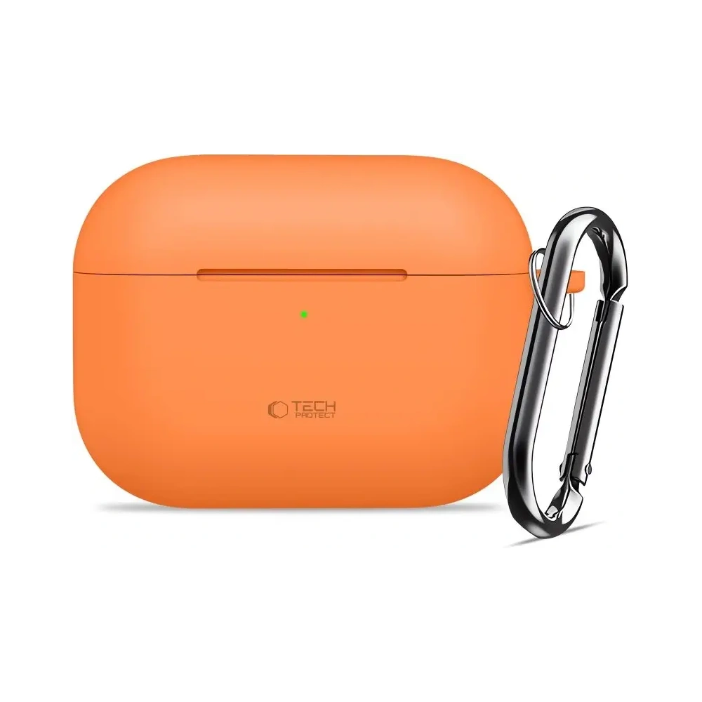 Etui Tech-Protect Silicone Hook do Apple AirPods Pro 3 Cosmic Orange