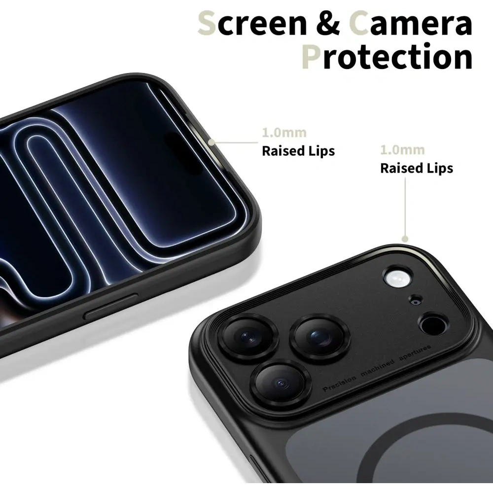 Etui Tech-Protect Magpeak MagSafe CC do Apple iPhone 17 Pro Max Matte Black